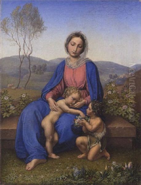 Die Madonna Mit Dem Christuskind Und Dem Johannesknaben - view 1