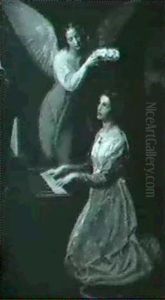 Darstellung Der Hl. Cacilie by Franz Xaver Glink