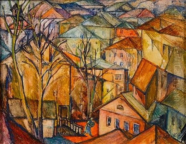 Autumn Cityscape - view 1