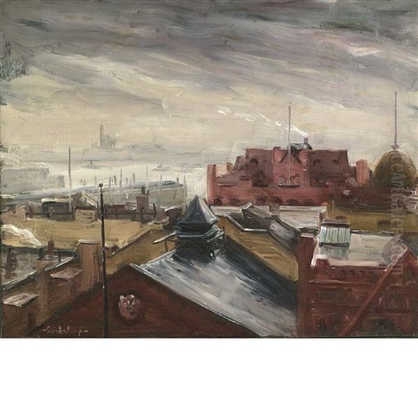 Rooftops, Hoboken, New Jersey - view 1