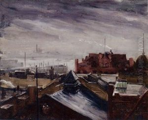 Rooftops, Hoboken by Henry J. Glintenkamp