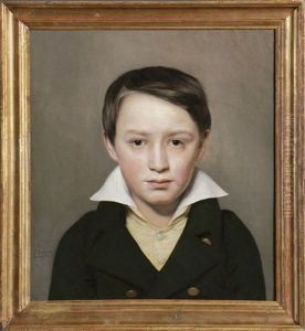 Knabenportrait by Carl Glinzer