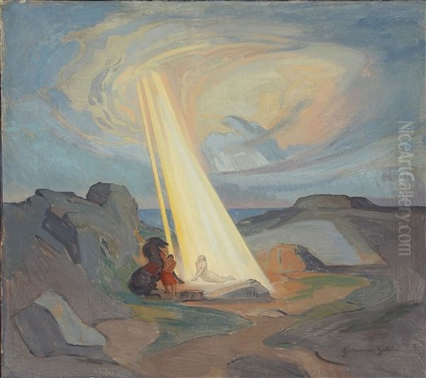 Landscape With Persons And A Horse - view 1