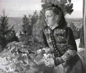 Mimi Ved Ateliervinduet