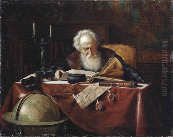 A Scholar In His Study - view 1
