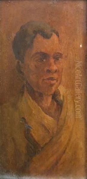Portrait Of A Young African Boy - view 1