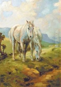 Two Horses by Allerley Glossop
