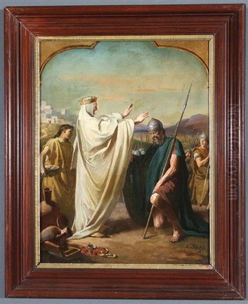 Melchizedek Blessing Abraham - view 1