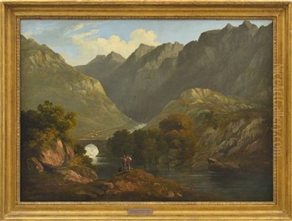 Pont Averglastyn, North Wales - view 1
