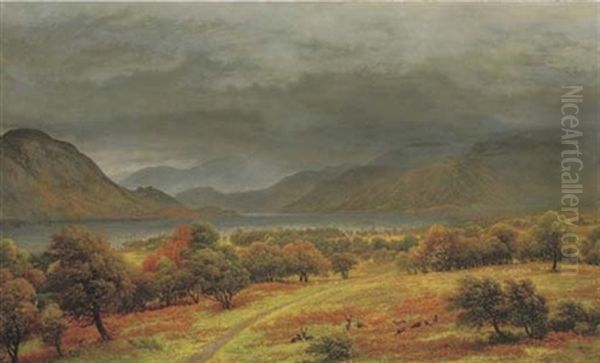 View Of Place Fell And Hellvellyn, Ullswater (from Gowbarrow Park) - view 1