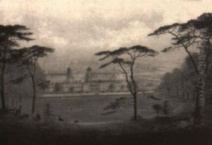 The Royal Navy College, Greenwich, As Seen From The Observatory by John Glover