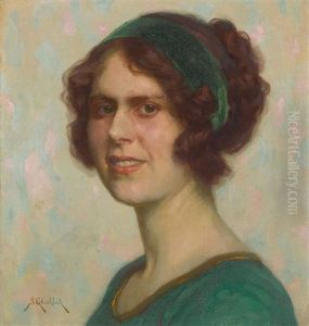 Bildnis Einer Jungen Frau by Simon Gluecklich