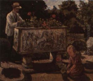 Planting Geraniums by Wilfred Glud