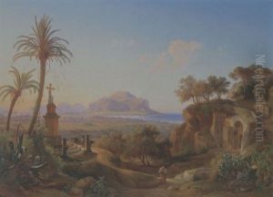 Vista Della Citta Di Palermo E Del Monte Pellegrino