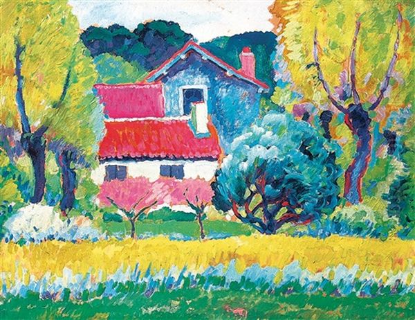 Gelbe Landschaft (provence) - view 1