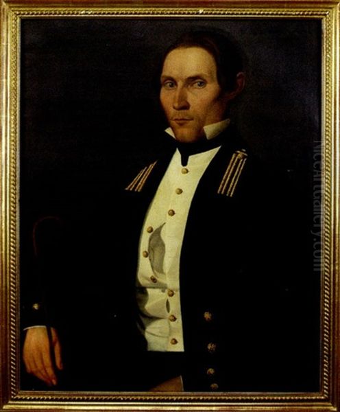Portrait Of A U.s. Naval Officer - view 1