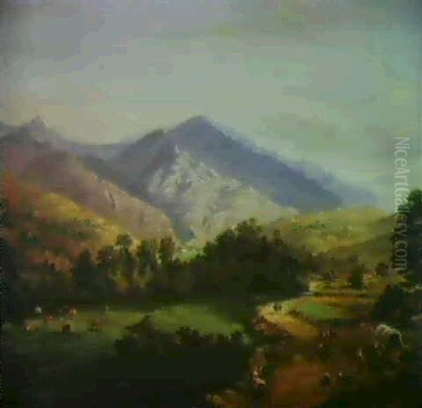 Vue D'une Vallee En Montagne - view 1