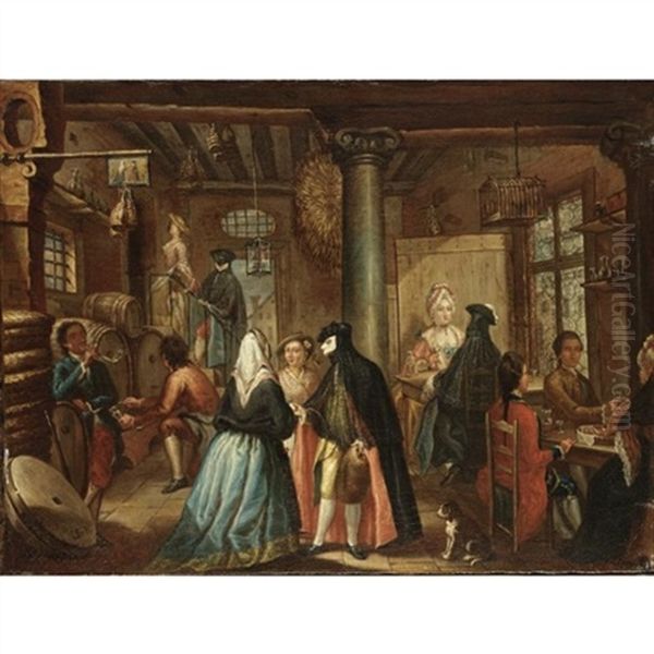 Scene Di Vita Veneziana (set Of 4) - view 1