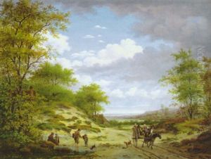 Hollandische Landschaft by Gerrit Hendrik Gobell