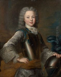 Portrait De Francois Iii De Lorraine (1708 - 1765), Futur Empereur Francois Ier D'autriche by Pierre Gobert