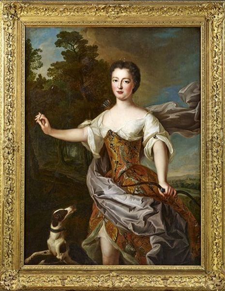 Portait De Femme En Diane Chasseresse - view 1