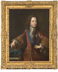 Portrait De Louis Xv by Pierre Gobert