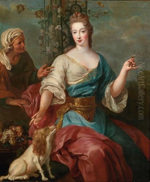 Portrait D'une Princesse De Lorraine Sous Les Traits De Pomone - view 1