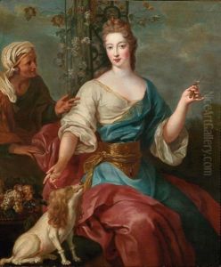 Portrait D'une Princesse De Lorraine Sous Les Traits De Pomone Portrait D'une Princesse De Lorraine Sous Les Traits De Pomone