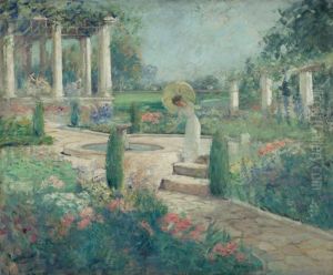 In The Garden by Charles Roswell Bacon
