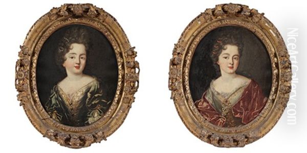 Portrait De Madame De Vantadour (+ Portrait De Madame Sa Soeur; 2 Works) - view 1