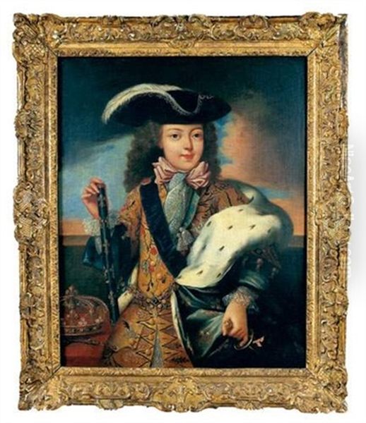 Portrait Du Roi Louis Xv Enfant En Costume De Sacre - view 1