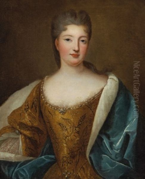 Portrait De Femme Au Manteau Bleu - view 1