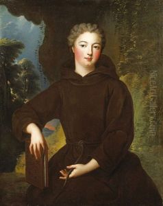Portrait De Mademoiselle De Charolais En Penitente