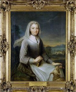 Gabrielle Amable De Noailles, Duchesse De Villars, En Sainte Genevieve by Pierre Gobert