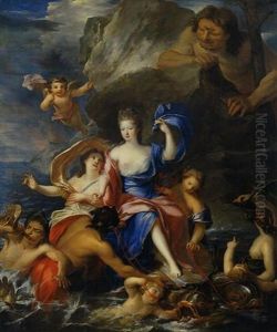 Portrait Of Mademoiselle De Blois As Galatea Triumphant