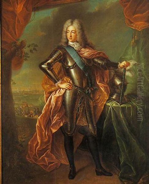 Portrait De Louis-henri De Bourbon, Prince De Conde, Duc De Bourbon, Chef Du Conseil De Regence - view 1