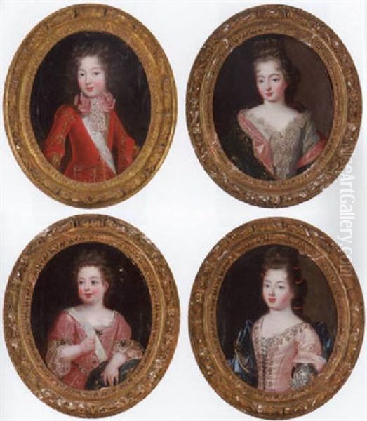 Portrait Of A Young Lady In A Pink Dress - view 1