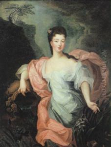 Portrait De Louise D'orleans, Princesse De Conti, Fille Du Regent, En Source