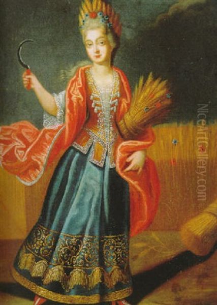 Portrait Of A Lady As Ceres - view 1