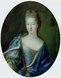 Portrait Of Francoise-marie De Bourbon, Mademoiselle De Blois, Duchesse D'orleans by Pierre Gobert