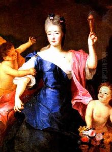 Portrait De La (princess De Craon?), En Hebe by Pierre Gobert
