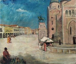Piazza Del Santo In Padua