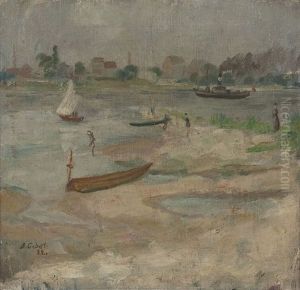 Sommer Am Flussufer by Bernard Gobiet