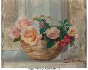 Panier Des Roses by Paule Gobillard