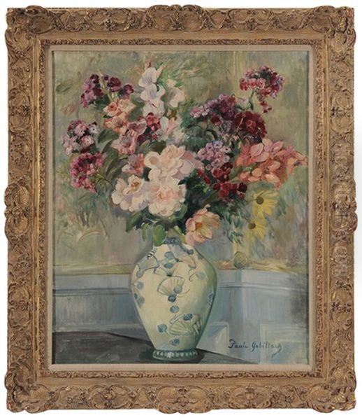 Still Life With Vase Of Summer Flowers - view 1
