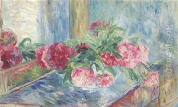 Bouquet De Fleurs Sur Un Entablement - view 1