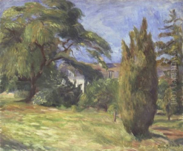 Paysage Aux Cypres - view 1