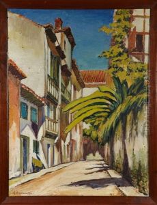 Rue A Saint-jean-de-luz by Henri Godbarge