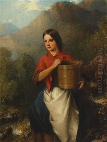 An Irish Girl/the Forrester's Daughter, Killarney - view 1