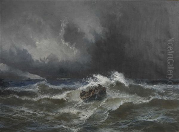 Barque Dans La Tempete - view 1